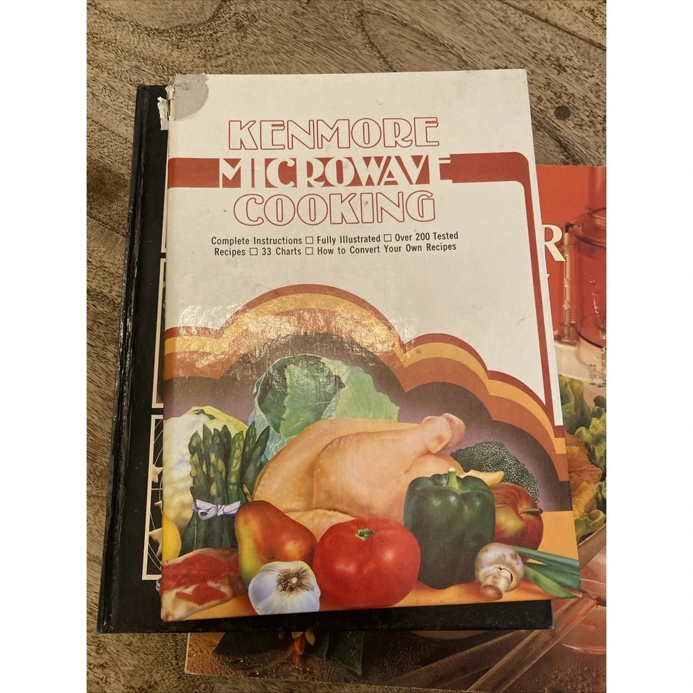 1984+ Cookbook Assortment Lot Of 3 Vintage JCPenney Kenmore, hardcover/paperback